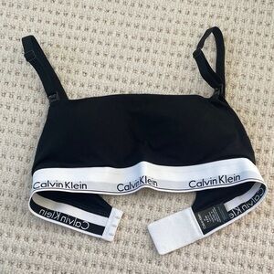 Calvin Klein Like New Black Nursing Bralette